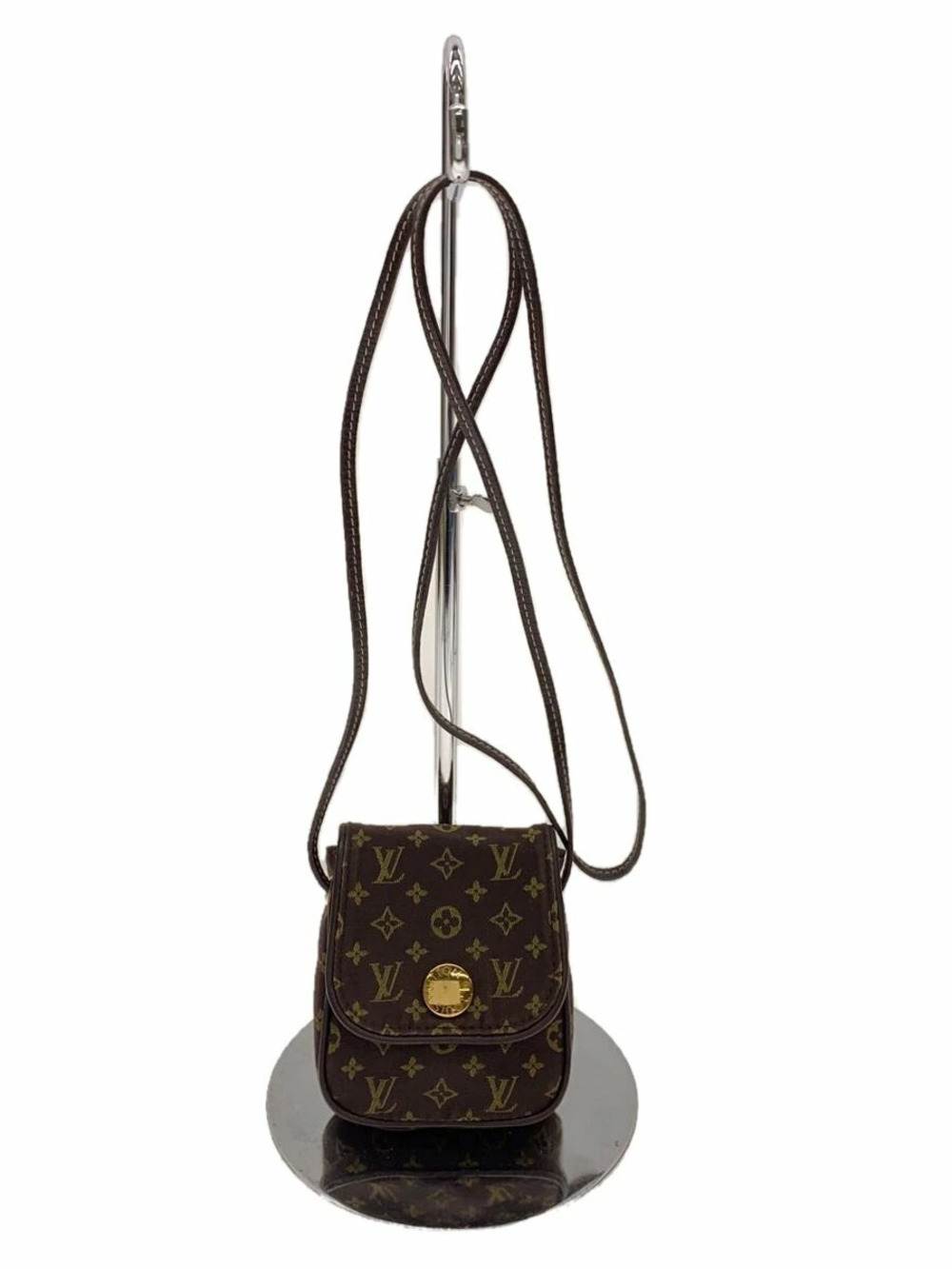 LOUIS VUITTON Pochette Cancun Monogram Lin Canvas Brown All over